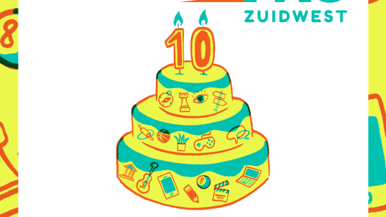 Campagnebeeld 10 jaar UiTPAS Zuidwest