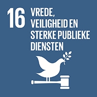 SDG 16 Vrede, veiligheid en sterke publieke diensten